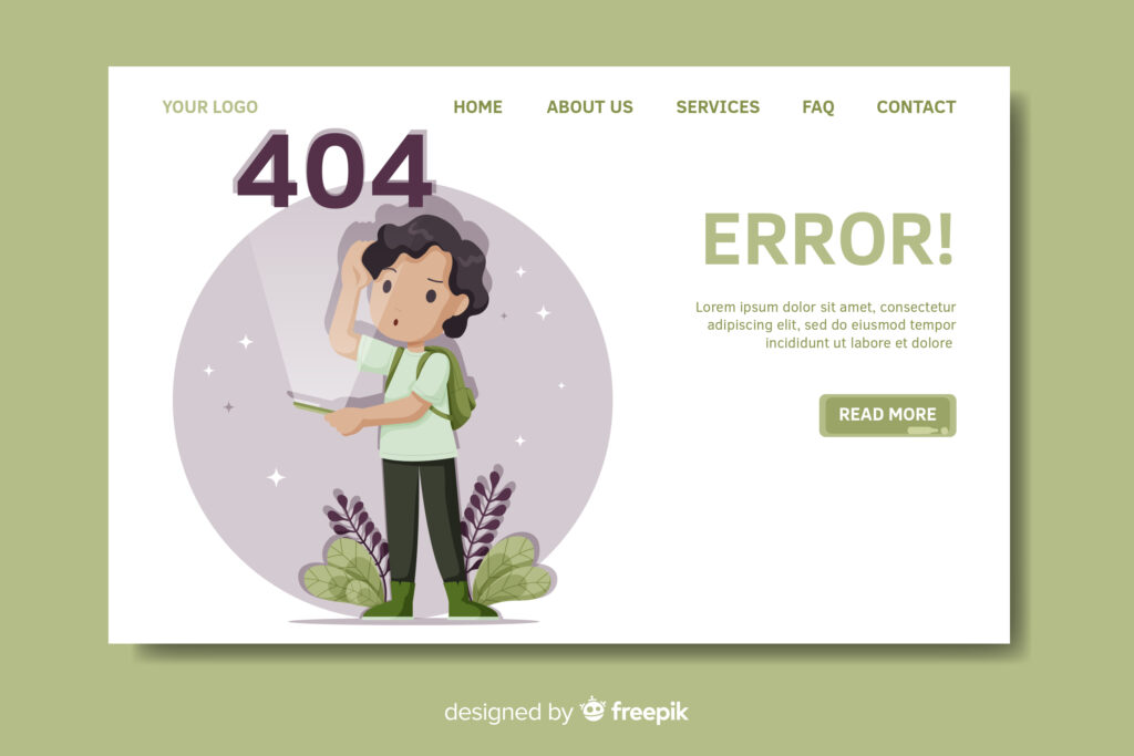 صفحه ارور 404